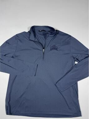 TravisMathew Quarter Zip Pullover XXL Blue Golf Valero Alamo Bowl